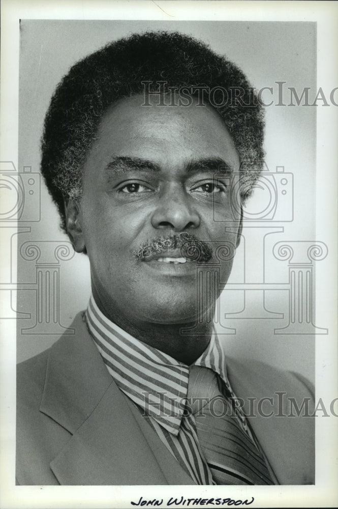1982 Press Photo John Witherspoon founder and president of Inner City Minisstrie-Historic Images