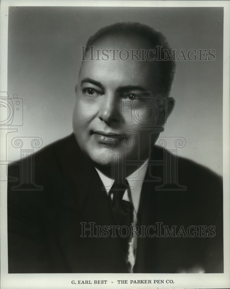1969 Press Photo Parker Pen Co. chief financial officer G. Earl Best - mja39532-Historic Images