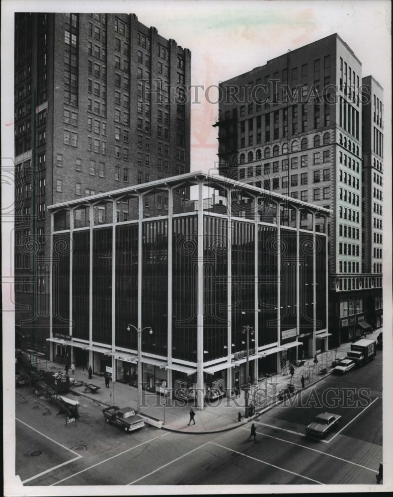 1966 Press Photo The New Facade to the Wisconsin Building - mja39598-Historic Images