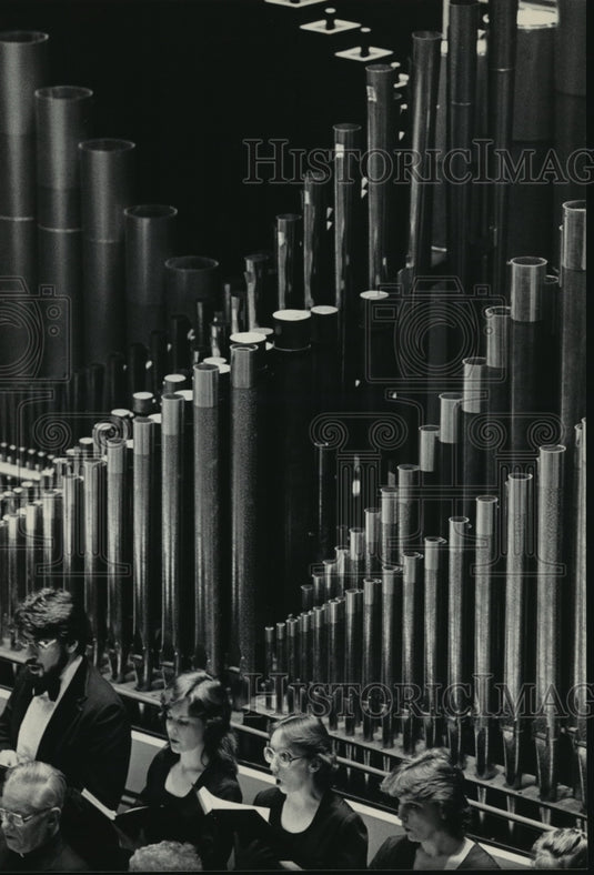 1984 Press Photo Bel Canto Chorus Performing Handel's Judas Maccabaeus-Historic Images