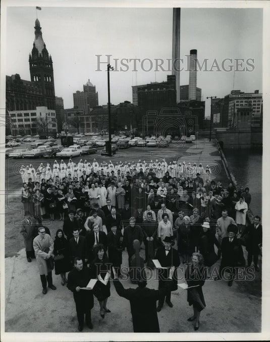 1965 Press Photo The Bell Canto Chorus at the Center for the Performing Arts-Historic Images