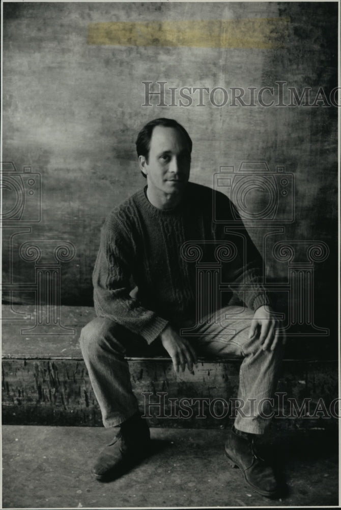 1989 Press Photo Ross Bleckner, US Painter - mja39986-Historic Images