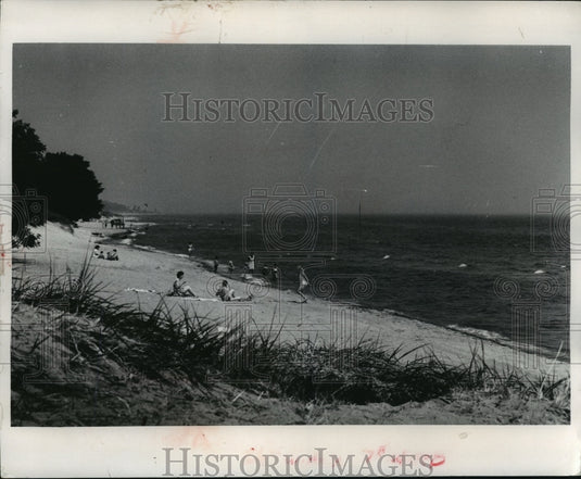 1970 Press Photo The Beach at Terry Andrae, A Wisconsin State Park - mja40162-Historic Images