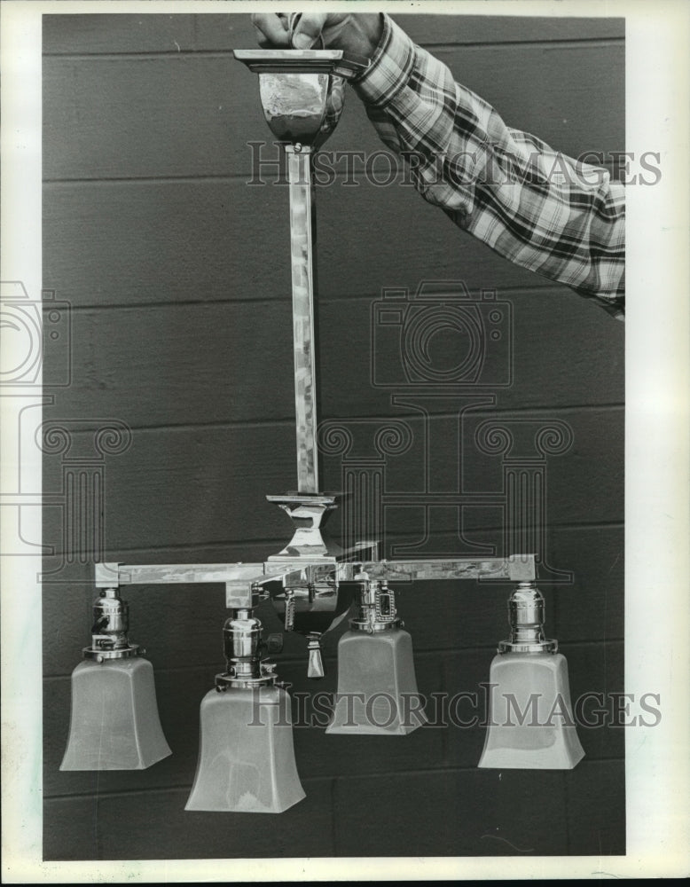 1982 Press Photo Mission Light Fixtures and Their Designs - mja41321-Historic Images