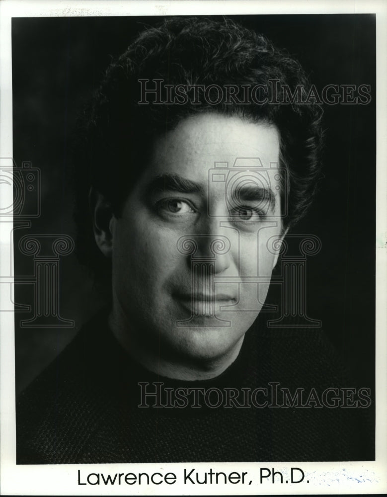1993 Press Photo Lawrence Kutner, psychologist and writer - Historic Images