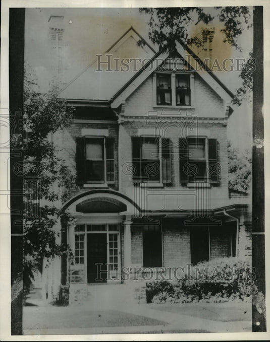 1934 Press Photo Home Of Kidnapped Man, John S. Labatt, Wealthy Brewer-Historic Images