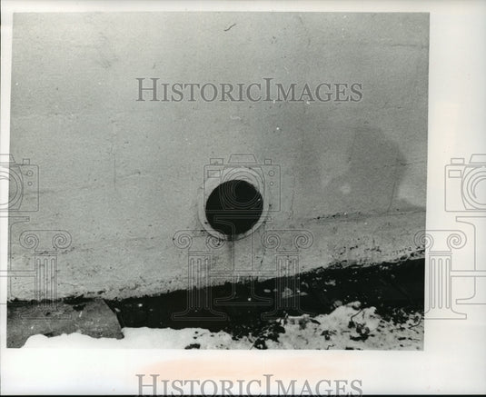 1989 Press Photo Edward Zarnov home where four people died of Carbon Monoxide - Historic Images