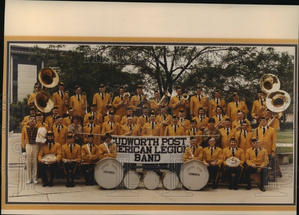 1989 Press Photo Cudworth Post American Legion Band Prior To European Tour-Historic Images