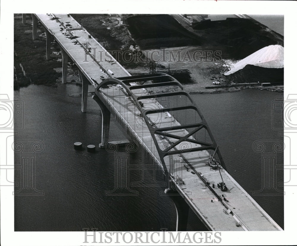 1980 Press Photo Green Bay&#39;s new Tower Drive Bridge spans across the Fox River-Historic Images