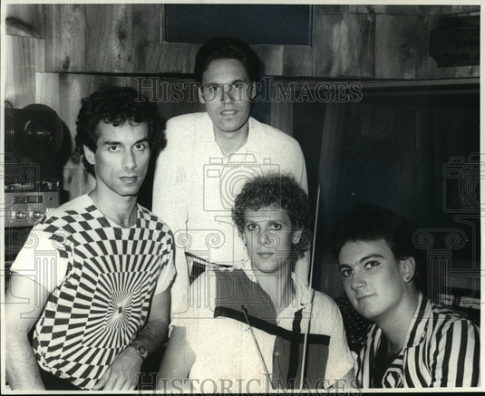 1981 Press Photo X-Cleavers Rock Band with Lead Guitar player Terry Tanger - Historic Images