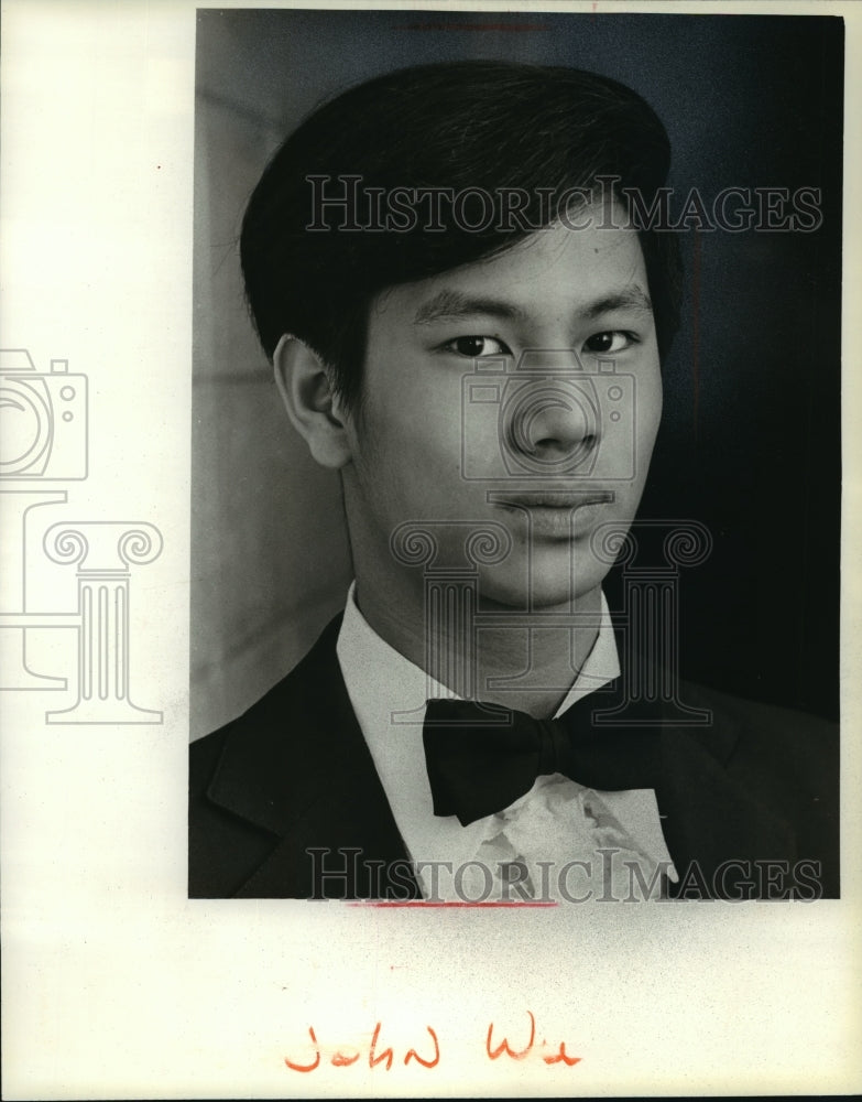 1980 Press Photo John Wu, 15, won the $250 Harry John Brown music scholarship-Historic Images