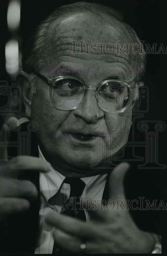 1993 Press Photo F. Thomas Ament-Milwaukee County Executive - Historic Images