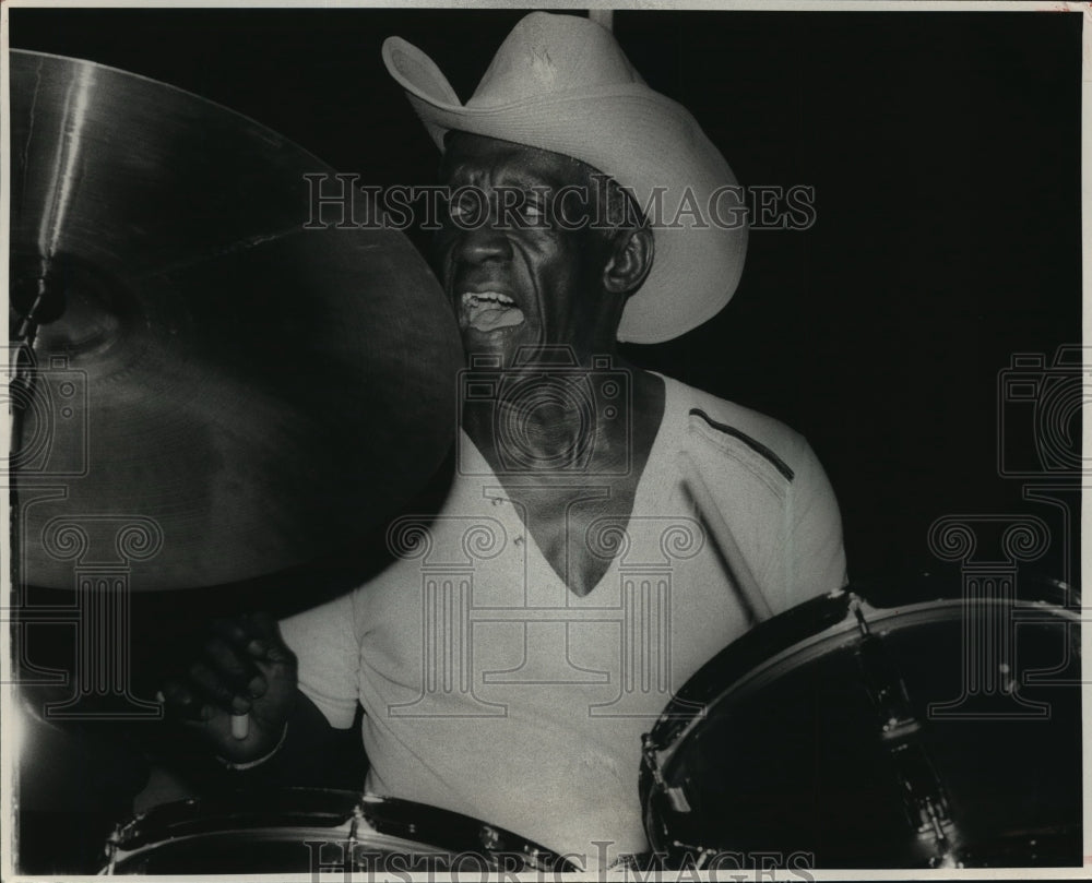 1983 Press Photo Art Blakey, A Legendary Drummer That Influenced Names In Jazz-Historic Images