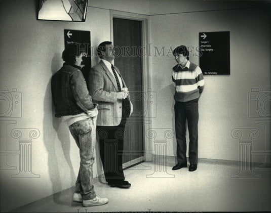 1988 Press Photo Danny Bach-Son of Richard Bach, Deputy, Injured in a Shootout-Historic Images