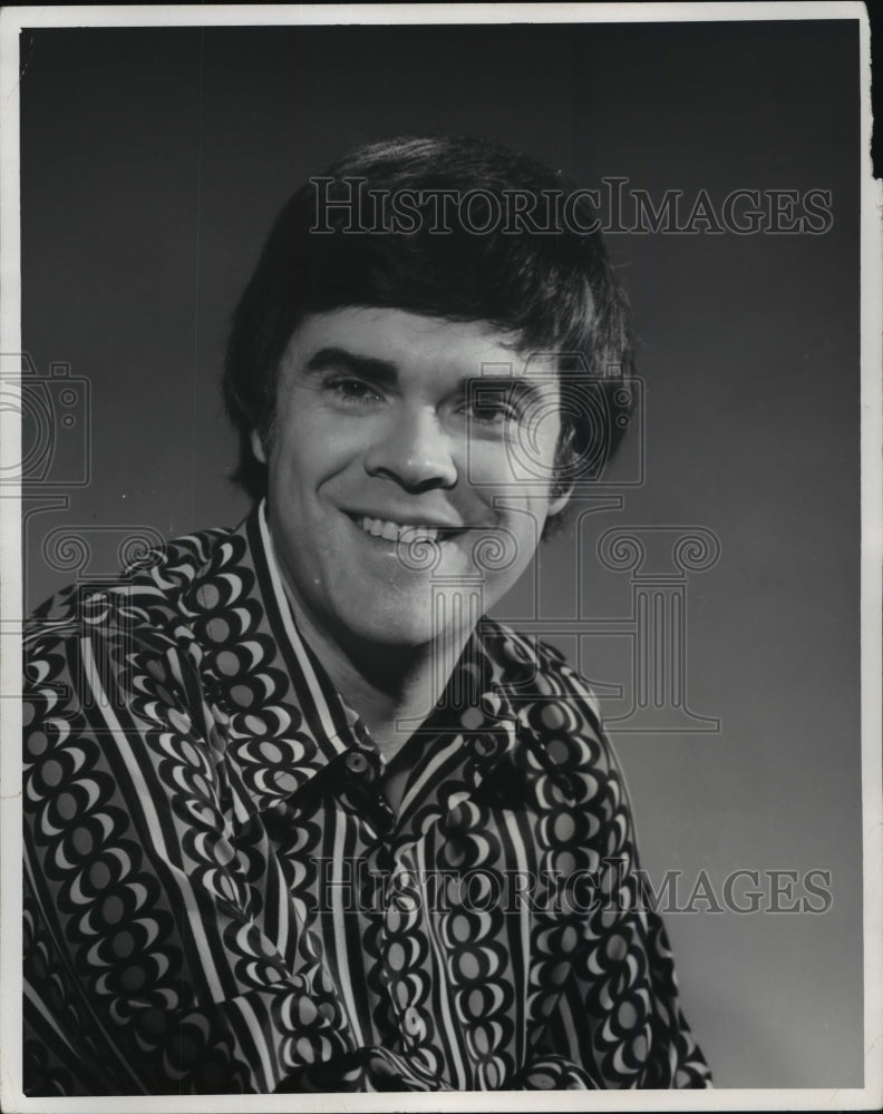 1972 Press Photo Bob Barry-WOKY Radio Disk Jockey from 6 to 9 a.m. - mja44572-Historic Images