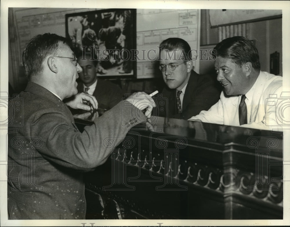 1938 Press Photo Robert M. La Follette-Senator, Wisconsin-Civil Liberties Meet - Historic Images