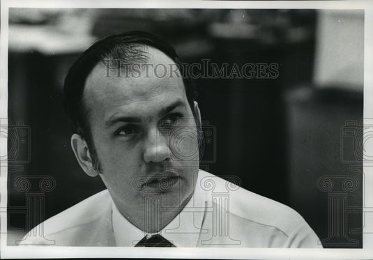 1972 Press Photo Truman Terry Bledsoe Journal Employee Milwaukee - mja44858 - Historic Images