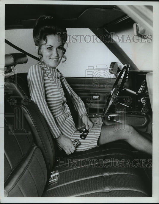 1972 Press Photo General Motor's version of safety belt buzzer and flasher-Historic Images