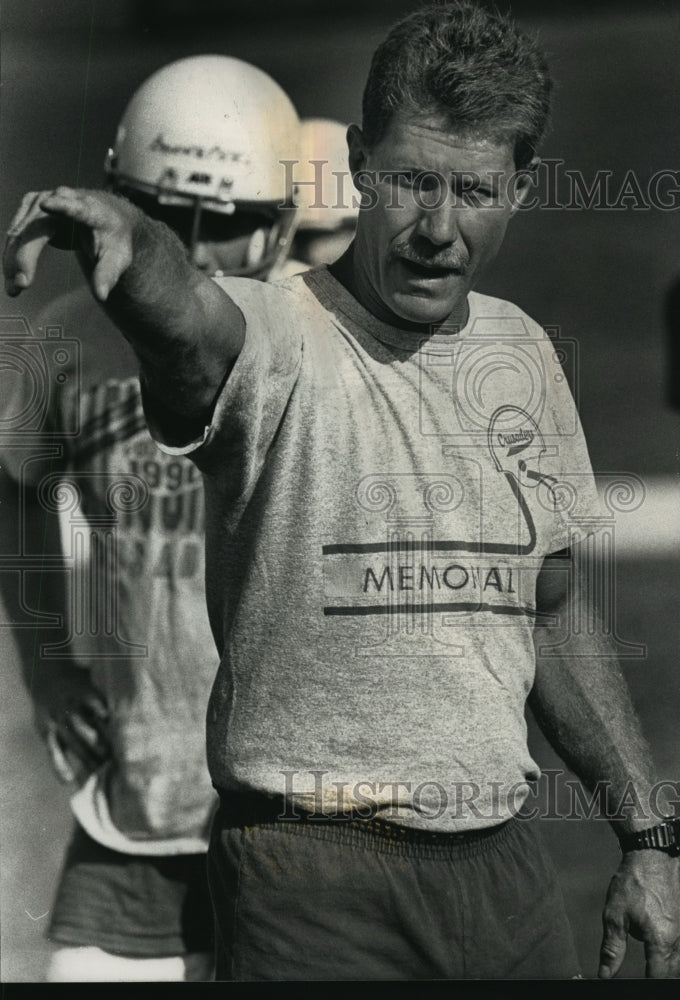 1991 Press Photo Bill Young, Crusaders Coach - Historic Images