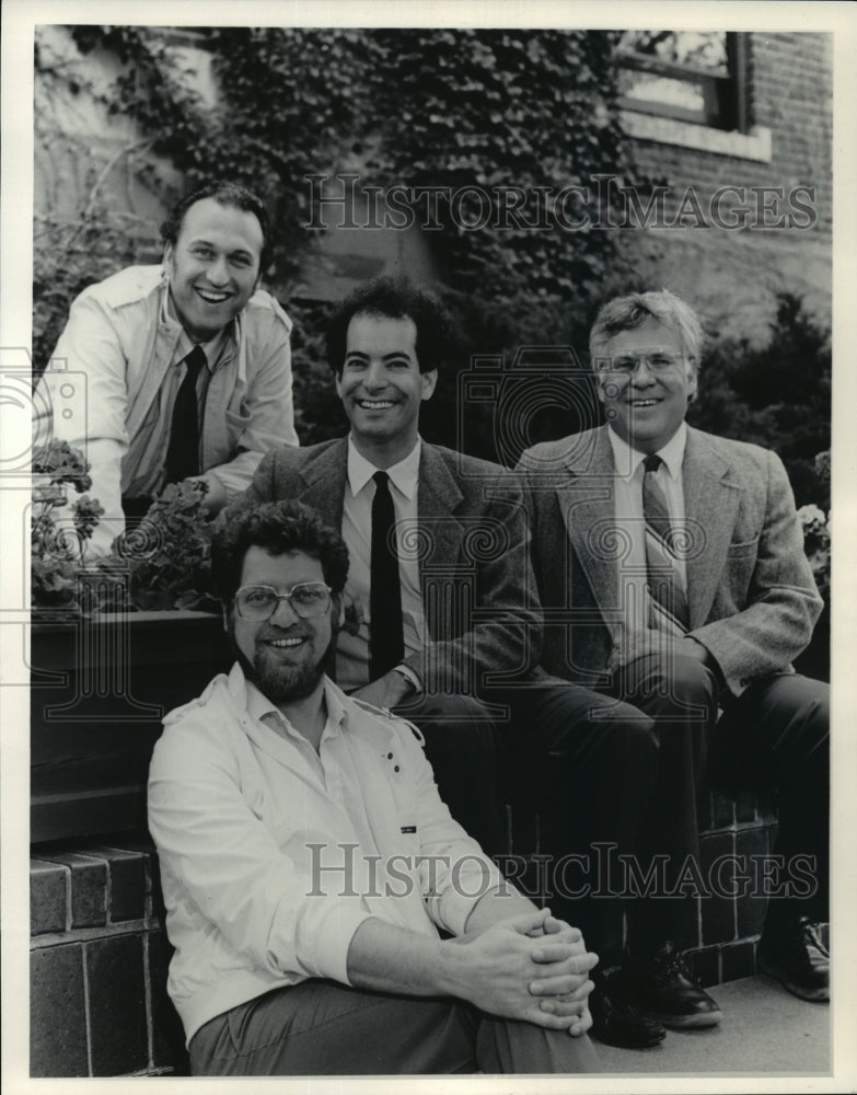 Press Photo Musicians from University of Wisconsin-Madison&#39;s Fine Arts Quartet - Historic Images