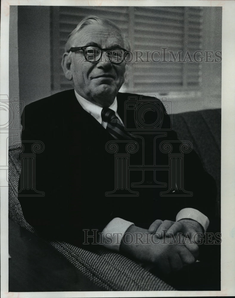 1979 Press Photo H. Edwin Young, President of University of Wisconsin system - Historic Images