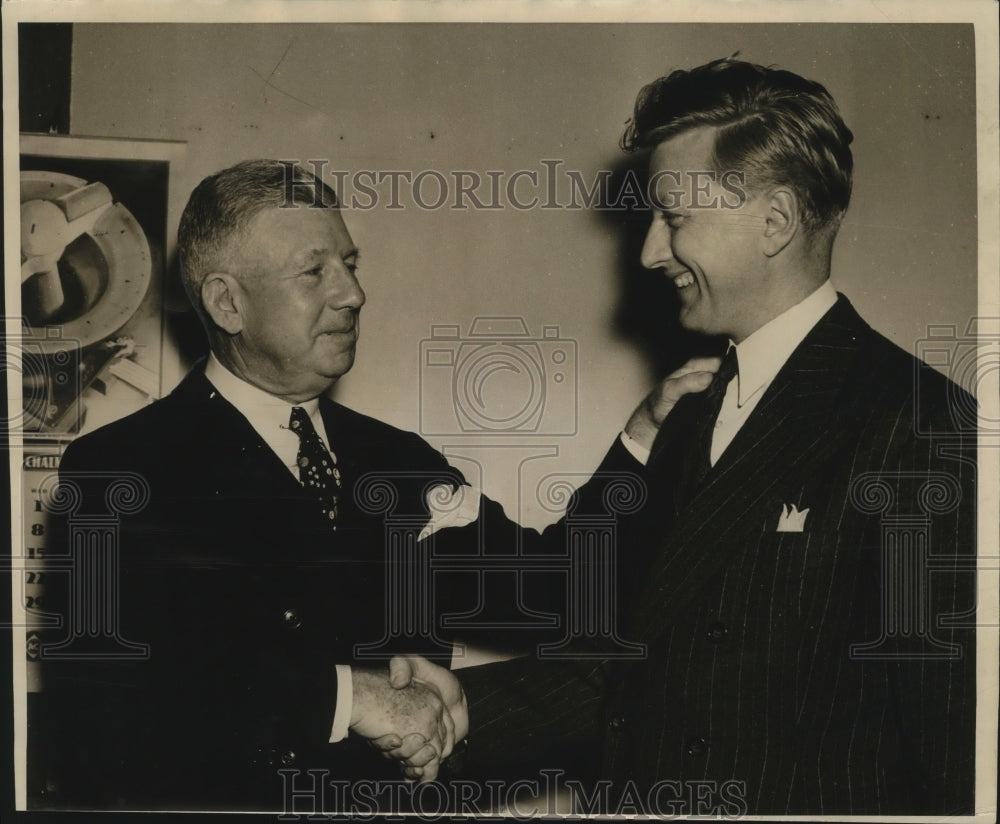 1949 Press Photo Milwaukee-Sherburn Becker, 29 Year Old Boy Mayor from 1906-08-Historic Images