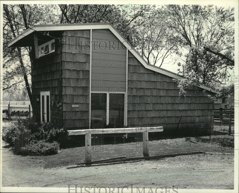 1985 Press Photo Susan Larson Interior Designers home in New Berlin, Wisconsin - Historic Images