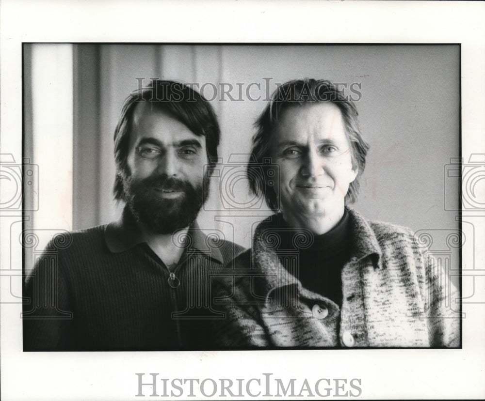 1976 Press Photo Directors of Pro Musica Nova, Tele Lesbines &amp; Vincent McDermott-Historic Images