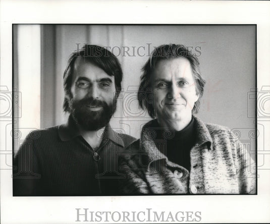 1976 Press Photo Directors of Pro Musica Nova, Tele Lesbines & Vincent McDermott-Historic Images