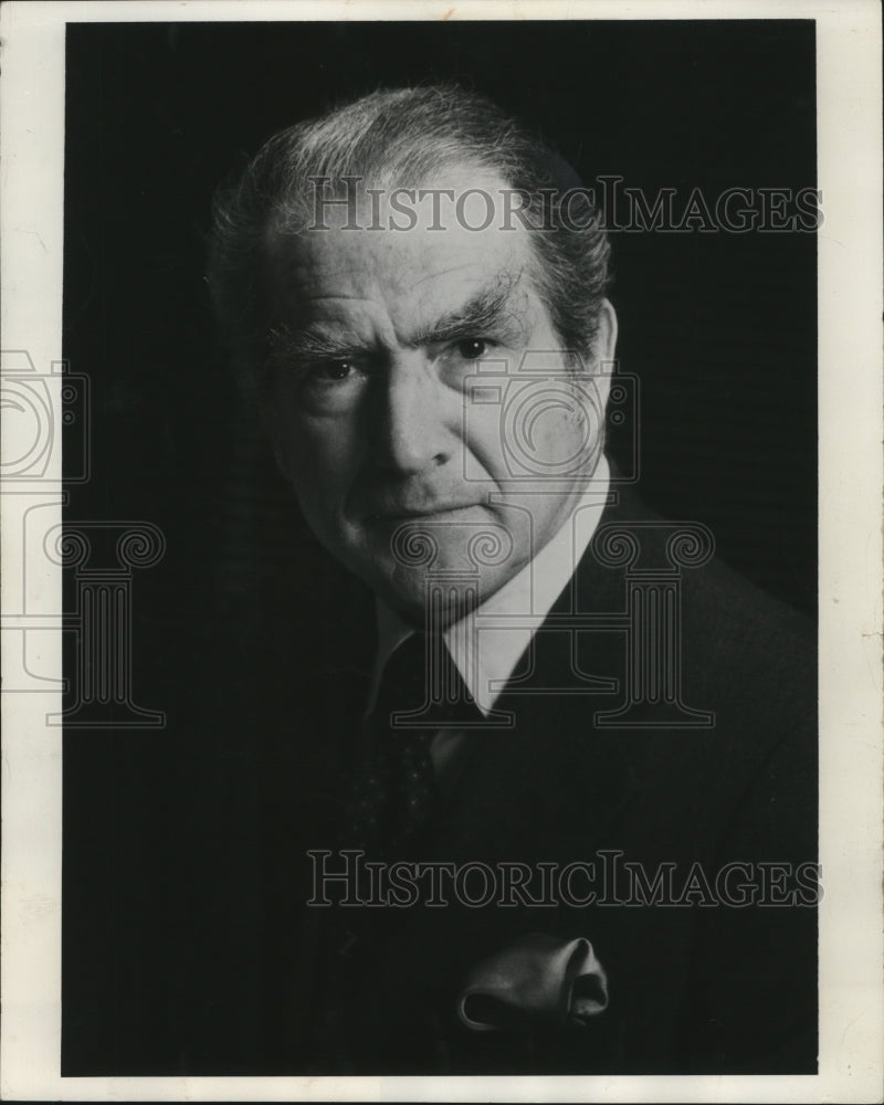 1979 Press Photo Admiral Elmo R Zumwalt Jr, US Stock Exchange Board of Governors - Historic Images