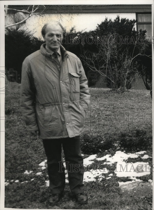 1989 Press Photo Ivars Zukovskis, spokesman for Latvian independence - mja48507 - Historic Images