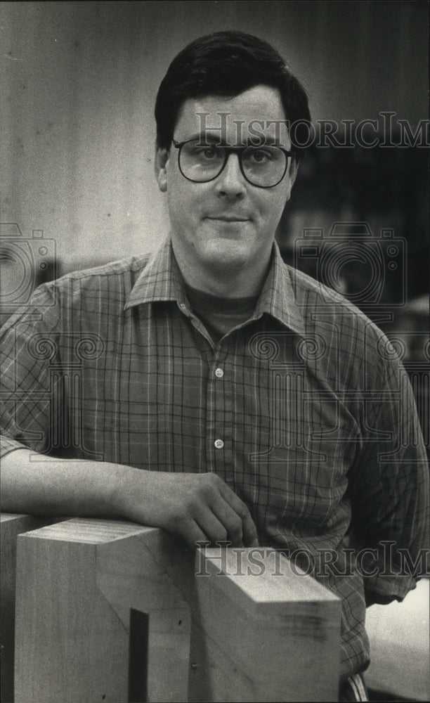 1991 Press Photo Kerry Zajicek, President of the All-City PTO - mja48754-Historic Images