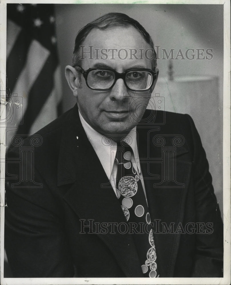 1977 Press Photo Robert J. Ziarnik, new inspector of Milwaukee Police Department - Historic Images