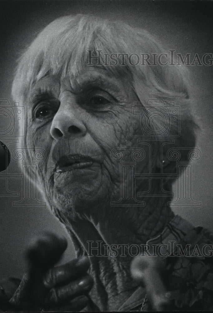 1978 Lillian Carter, Mother Of Thirty-Ninth President, In Milwaukee - Historic Images
