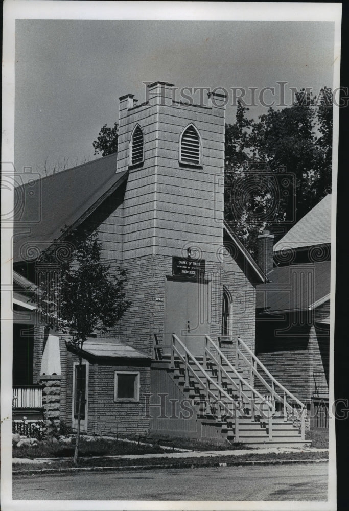 1977 Press Photo CHAPEL OF TRUTH 1239 S. 15TH ST., Milwaukee - Historic Images