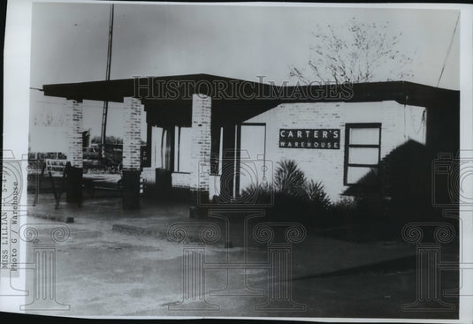 1977 Carter's Warehouse, Plains, Georgia - Historic Images