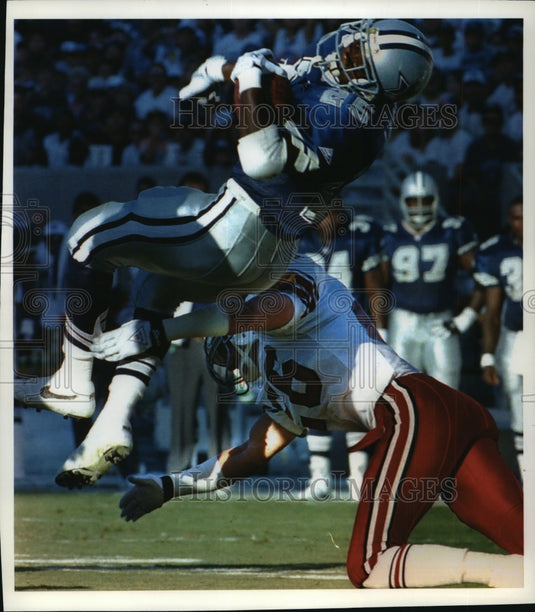 1993 Press Photo Chuck Cecil, during first season with Phoenix Cardinals - Historic Images