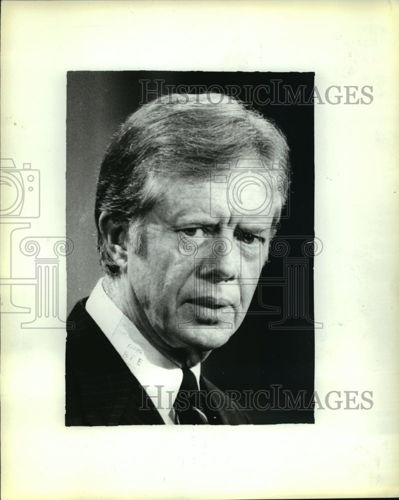 1979 Press Photo Washington-President Jimmy Carter faces Iran crisis. - Historic Images