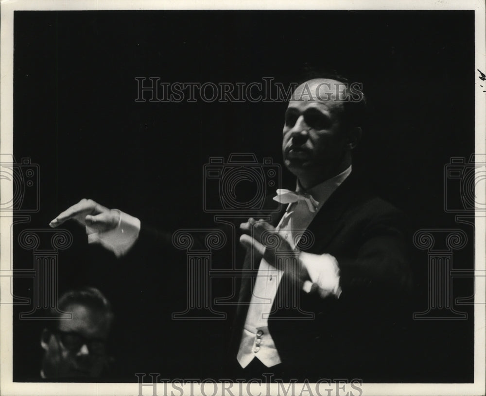 1970 Pierre Boulez Conducting an Orchestra-Historic Images