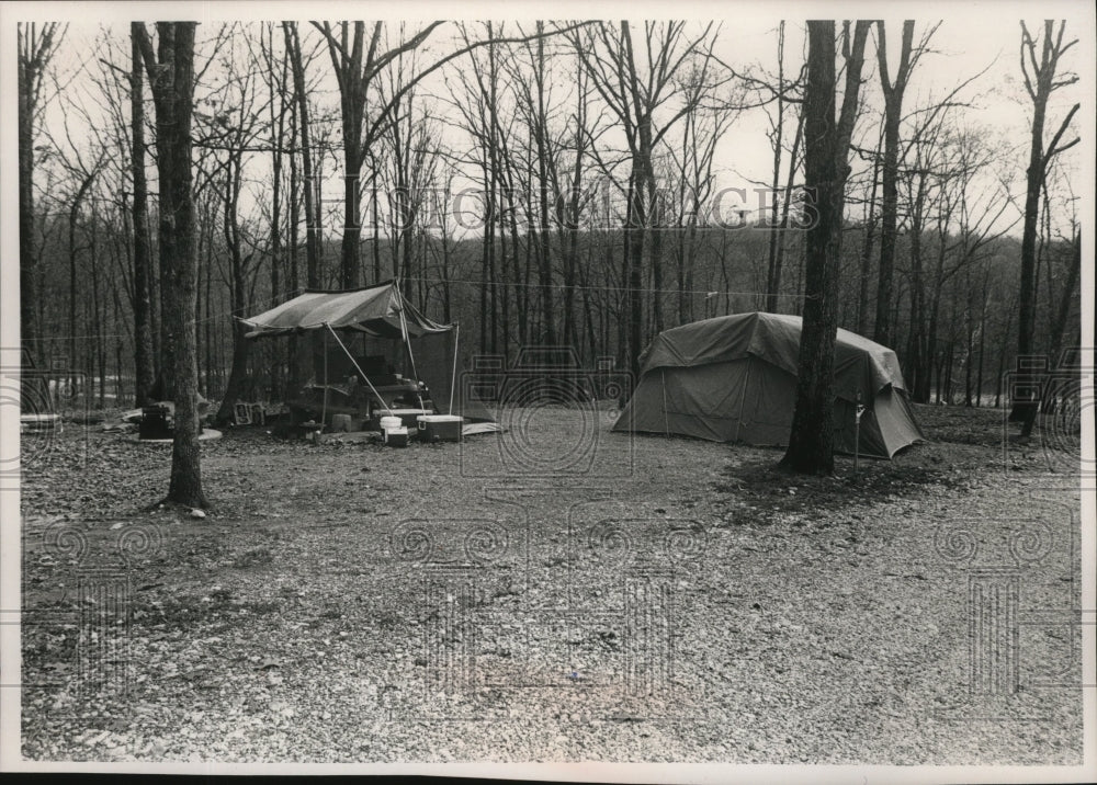 1989 Press Photo Campground in the Land between the Lakes in Kentucky - Historic Images
