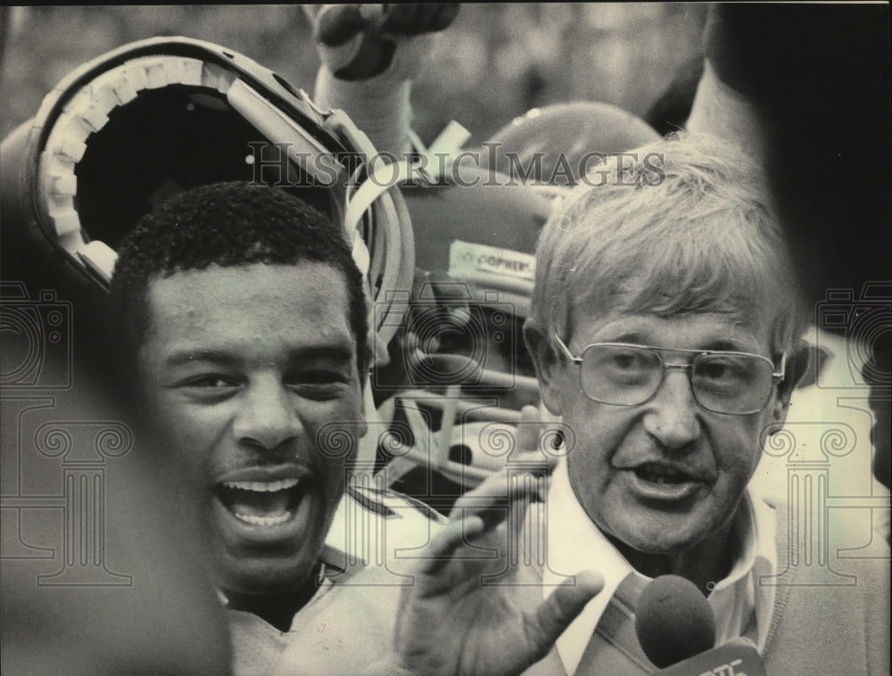 1984 Press Photo Football-New Minnesota Gopher Lou Holtz - mja52358 - Historic Images