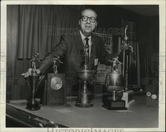 1971 Press Photo Jimmy Caras at the Milwaukee Sentinel Sports Show - mja52419-Historic Images