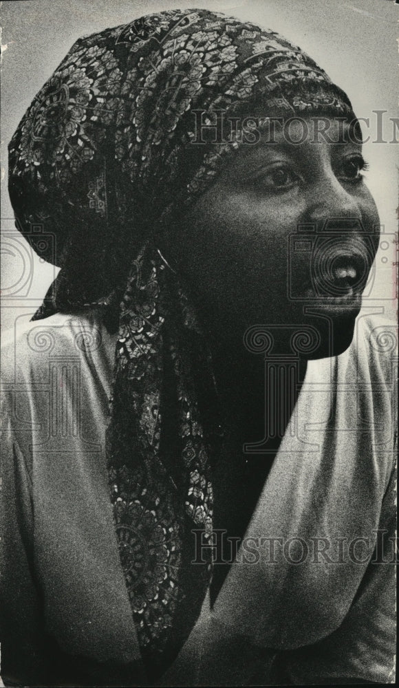 1974 Press Photo Gwendolyn Carmen Agape Street Theater Director - Historic Images