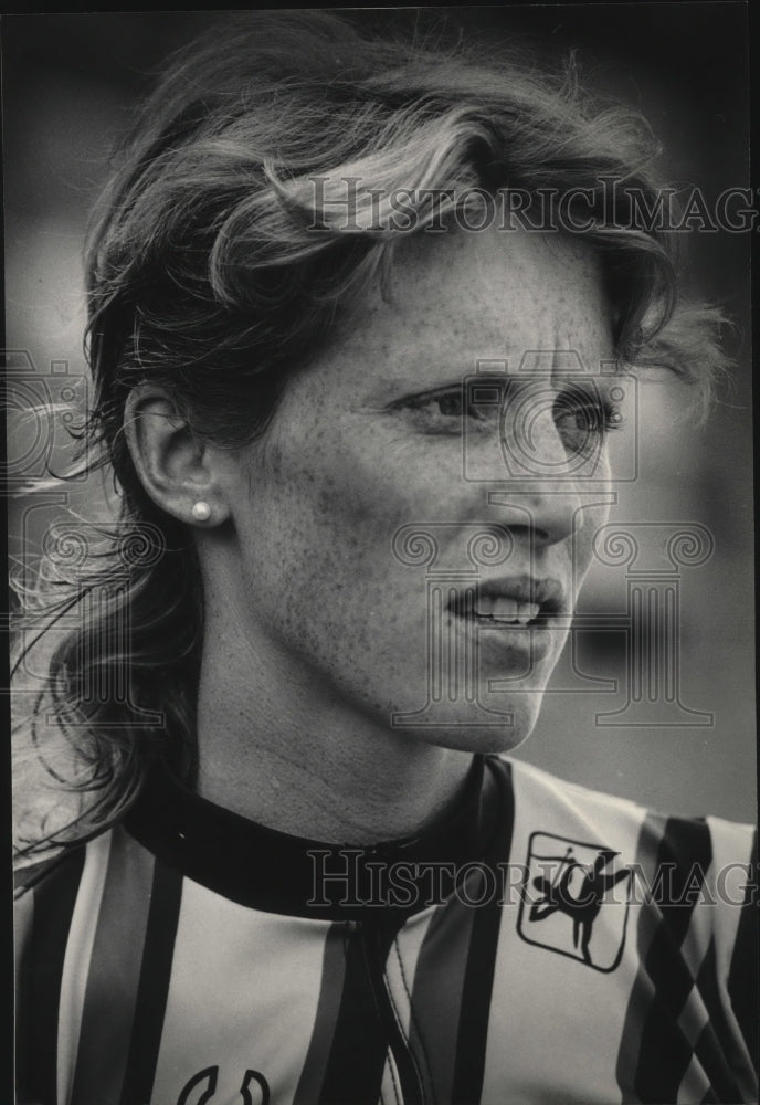 1984 Press Photo Portrait of Bicycle Racer Connie Carpenter - mja52887 - Historic Images