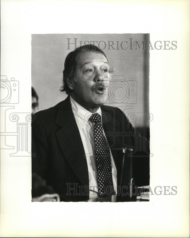 1981 Press Photo Mexico's Foreign Minister Jorge Castaneda - Historic Images