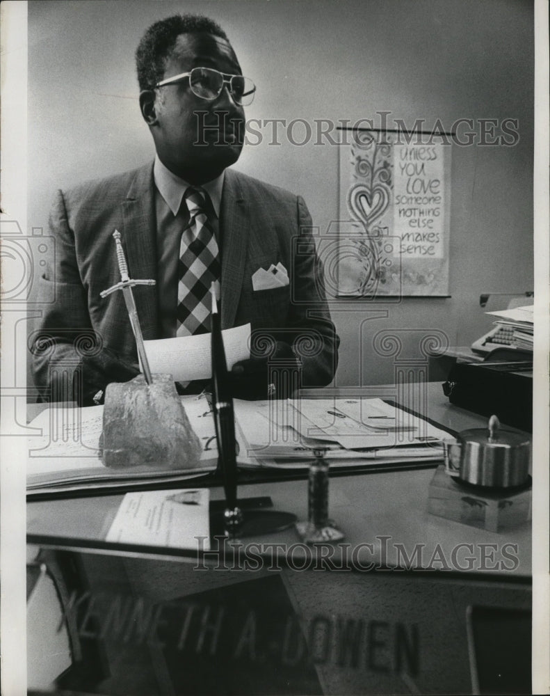 1971 Press Photo Kenneth A. Bowen, NAACP - Historic Images