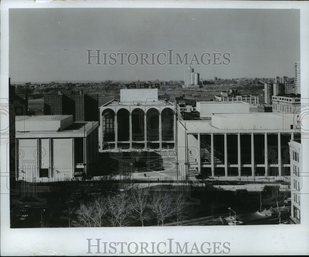 1966 Press Photo Cityscape of the Lincoln Center of Performing Arts in New York- Historic Images