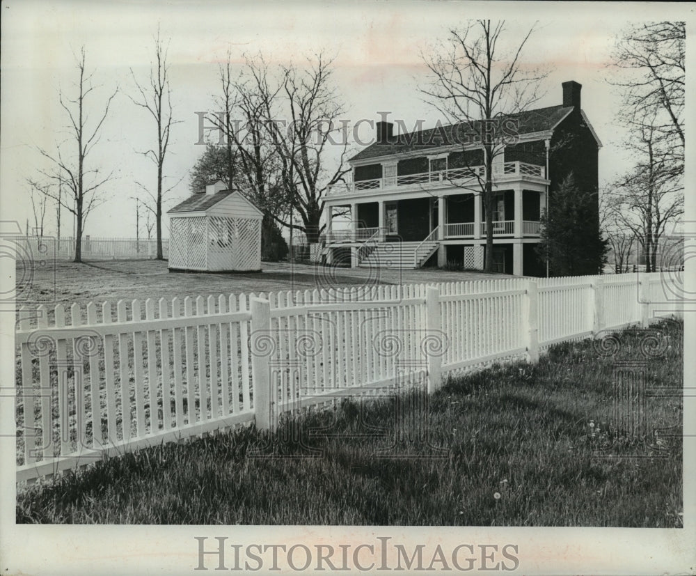 1985 Press Photo McLean House in Appomattox Court House National Historical Park - Historic Images