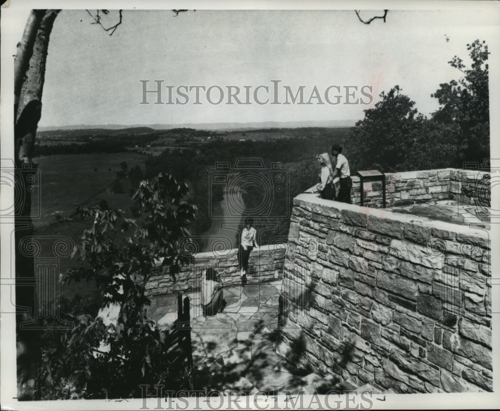 1972 Press Photo Overlook at Hall of Valor in Shenandoah Valley, Virginia - Historic Images