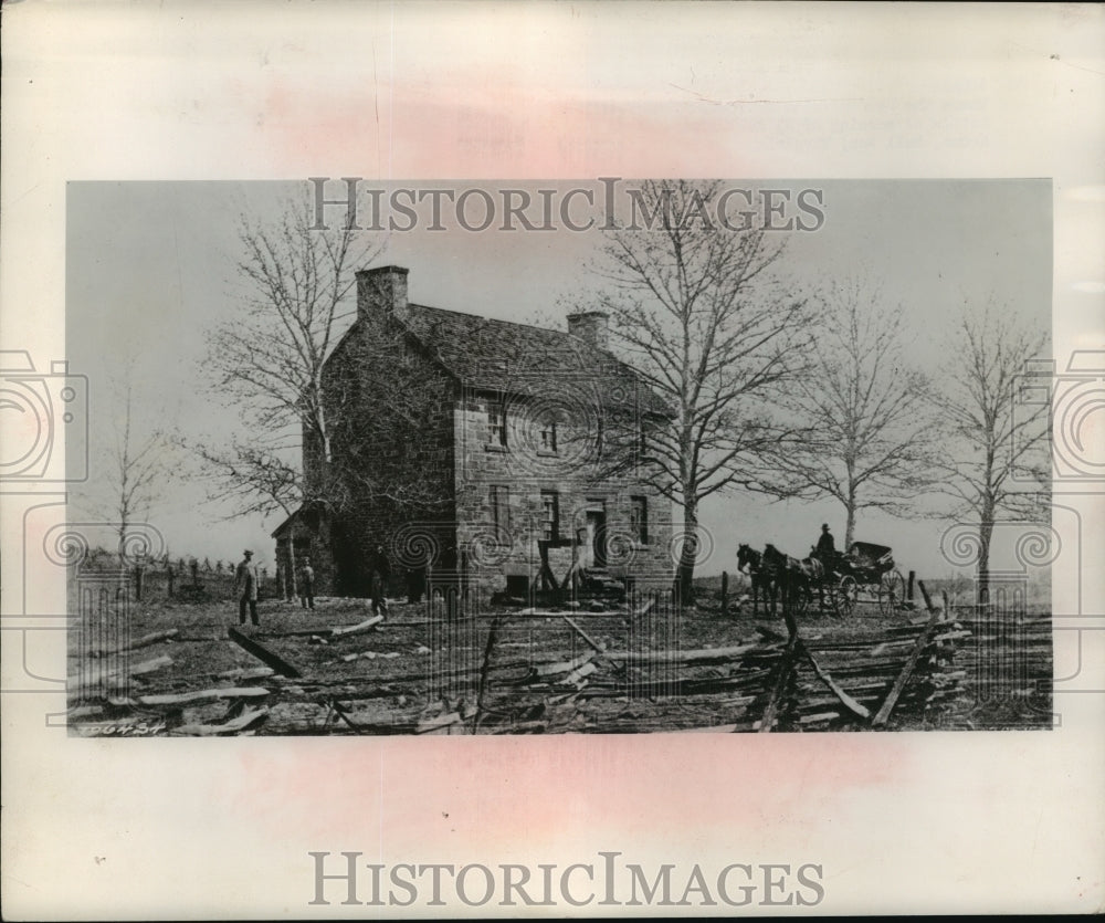 1950 Press Photo Stone House, Bull Run, Virginia - mja53820-Historic Images